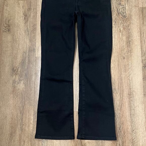 Madewell Women Cali Demi-Boot Jeans in Black Frost: TENCEL Denim Edition Size 23 - Picture 7 of 11